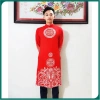 Áo dài nam cách tân đỏ họa tiết truyền thống dân tộc - Giá xưởng 339.000 VNĐ, 7 ngày đổi trả