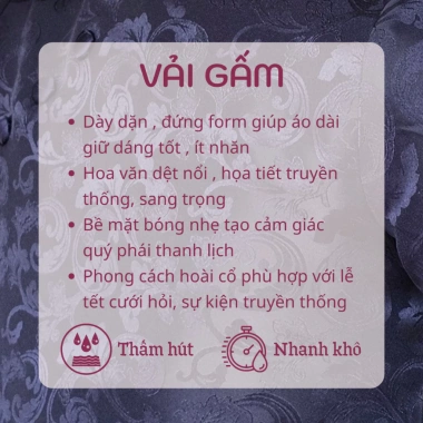 Áo dài nam cách tân form suông thanh lịch – Hạnh, thích hợp Tết, dạo phố, chụp hình, giá 730.400 VND 7