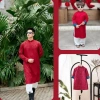 Áo Dài Nam Cách Tân GD01 - Thiết Kế Đôi Cho Bố & Bé Trai, Phong Cách Truyền Thống, Giá Ưu Đãi 347.400₫