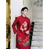 Áo Dài Nam Cách Tân Hoa Văn Lý Ngư Chất Tuyết Mưa - Áo Dài Tết Văn Nghệ, Giá 349.000