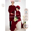 Áo dài nam cách tân Nhung truyền thống Tiệm 90 - May sẵn màu đỏ, đô vàng, xanh cho tiệc cưới lễ tết AD90.131 4