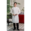 Áo Dài Nam Cách Tân Nút Bọc Vải Linen - Mr Twins, không kèm quần, giá 380k 2