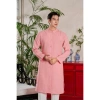 Áo Dài Nam Cách Tân Nút Bọc Vải Linen - Mr Twins, không kèm quần, giá 380k 5