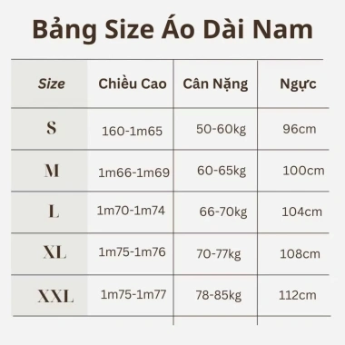 Áo Dài Nam Cách Tân Tafta Vân Gỗ Không Nhăn Không Nhàu Cao Cấp - Giá 224.500₫ 9 Áo Dài Nam Cách Tân Tafta Vân Gỗ Không Nhăn Không Nhàu Cao Cấp - Giá 224.500₫ 9