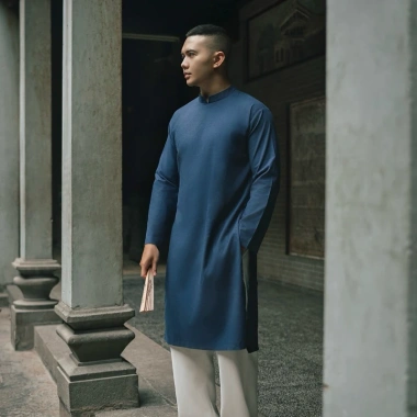 Áo dài nam cách tân vải Linen BIGSIZE 100kg - Không kèm quần, giảm còn 300.000₫ 3 Áo dài nam cách tân vải Linen BIGSIZE 100kg - Không kèm quần, giảm còn 300.000₫ 3