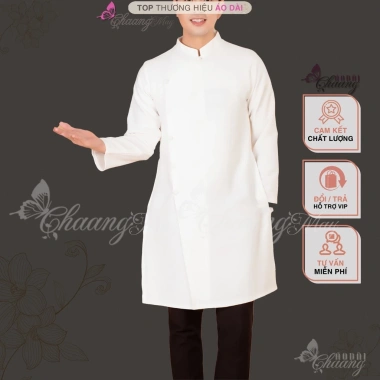 Áo Dài nam cách tân vàng đồng Chaang hở cúc dáng truyền thống giảm 20% ADC146 8 Áo Dài nam cách tân vàng đồng Chaang hở cúc dáng truyền thống giảm 20% ADC146 8