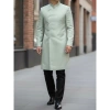Áo Dài Nam Cách Tân VIGO Xanh Mint Gấm Sồi Tafta Dáng Lịch Lãm Giá 349.000 3
