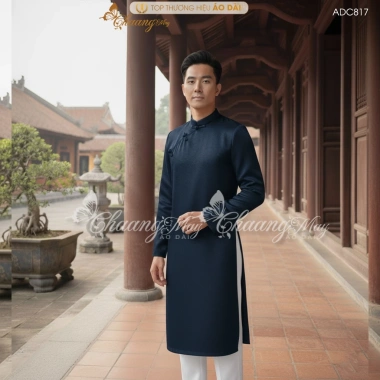 Áo dài Nam CHAANG ADC817 cách tân truyền thống, may sẵn cài tua chuông, thích hợp chụp hình tiệc cưới lễ tết - 262.600 VND 7