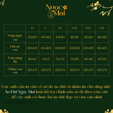 Áo dài nam dự tiệc Tết Khải Hưng vải gấm nổi cao cấp, form đứng lịch lãm - Ngọc Mai