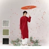 Áo dài nam gấm dệt cách tân Tết - Form đứng, dây tua rua ngực, chỉ 1,159,000₫