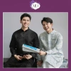 Áo Dài Nam Khải Thiên Gấm Cao Cấp Cổ Trụ Đứng Lịch Lãm Sang Trọng Dự Tiệc 452k 5