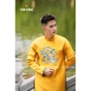 Áo dài nam sự kiện cuối năm Tết vàng thêu én chuẩn phom, giảm 20% - Giá chỉ 525.000₫, độc đáo, phong cách hiện đại 8