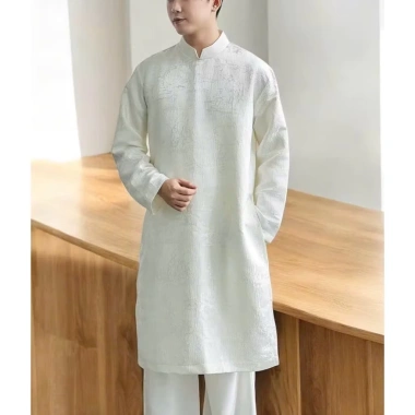 Áo Dài Nam Tết Gấm Tằm Tháp Siêu Dày Dặn – Giá Ưu Đãi 320k, Sang Trọng Đón Năm Mới