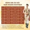 Áo dài nam truyền thống gấm thượng hải mềm màu xanh tím - Phom chuẩn, giảm còn 378.000đ 6