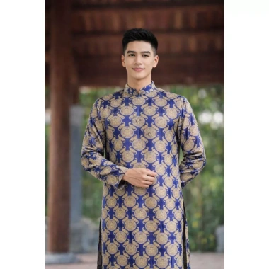 Áo dài nam vân cao cấp gấm Thượng Hải - Form đứng, giữ size, mặc Tết, chụp hình, giảm giá 20% 388k 3 Áo dài nam vân cao cấp gấm Thượng Hải - Form đứng, giữ size, mặc Tết, chụp hình, giảm giá 20% 388k 3