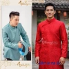 Áo dài nam vàng truyền thống Chaang May vải gấm cao cấp dự tiệc cưới lễ tết ADC130 10