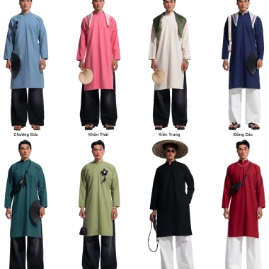 Áo dài ngũ thân Kiếm Là Mốt vải linen – Thiết kế tinh tế, thoáng mát, giá ưu đãi 390.000đ (giá gốc 507.000đ)