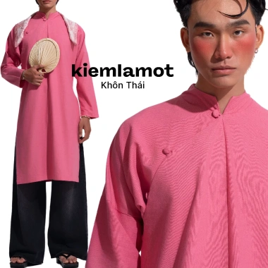 Áo dài ngũ thân Kiếm Là Mốt vải linen – Thiết kế tinh tế, thoáng mát, giá ưu đãi 390.000đ (giá gốc 507.000đ)
