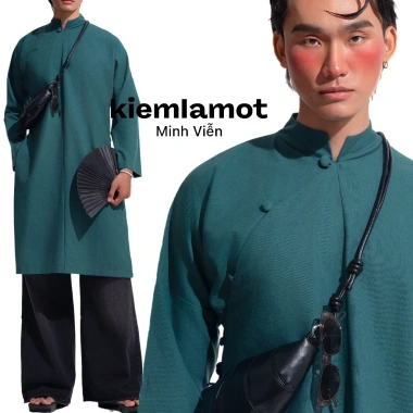 Áo dài ngũ thân Kiếm Là Mốt vải linen – Thiết kế tinh tế, thoáng mát, giá ưu đãi 390.000đ (giá gốc 507.000đ)