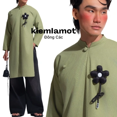 Áo dài ngũ thân Kiếm Là Mốt vải linen – Thiết kế tinh tế, thoáng mát, giá ưu đãi 390.000đ (giá gốc 507.000đ)