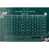 Áo Dài NGUYỆT LINH Tết Tay Dài Dáng Dài 4 Tà - Tơ Thêu Hoạ Tiết Bánh In 4