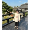 Áo dài nhung bé trai thêu rồng Tết, set quần suông lụa Beemo - Giá giảm còn 245.000đ, mềm mại sang trọng 8