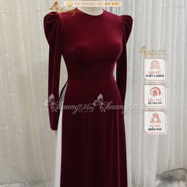 Áo dài nhung tay phồng Chanag ADC525 - Sang trọng, vải co giãn, may sẵn 368.436₫ 8 Áo dài nhung tay phồng Chanag ADC525 - Sang trọng, vải co giãn, may sẵn 368.436₫ 8