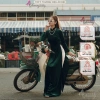 Áo dài nhung truyền thống may sẵn cho quý bà - Sang trọng, giảm giá 305.000 VND 4