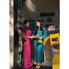 Áo Dài Nữ Gấm Thọ Rơi Dáng Suông – Mặc Tết, Đi Lễ, Chụp Ảnh – Hoàng Mai Giá Ưu Đãi 249k 7