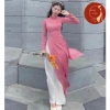 Áo dài nữ lụa ngọc trai tay dài - Kiểu đơn giản sang trọng, giá 75.023 VND