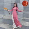 Áo dài nữ lụa ngọc trai tay dài - Kiểu đơn giản sang trọng, giá 75.023 VND 5