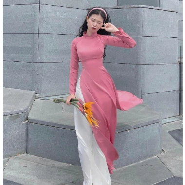 Áo dài nữ lụa ngọc trai tay dài - Kiểu đơn giản sang trọng, giá 75.023 VND 7