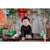 Áo dài ông đồ trẻ em mềm mại, thiết kế truyền thống, giảm giá 65.000 VND 4