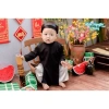Áo dài ông đồ trẻ em mềm mại, thiết kế truyền thống, giảm giá 65.000 VND 9