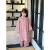 Áo dài ren đỏ bé gái 10-28kg kèm bờm xinh size dưới 130cm, thiết kế tinh tế, giảm giá 135.000đ 2