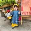 Áo dài Sài Gòn Cô Ba cho bé gái thiết kế lễ Tết, Trung Thu chỉ 155k giảm giá 9