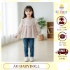 Áo dài tay bo bé gái thu đông, cotton mềm mại, hoa nhí K2.230.216 – 178.000₫