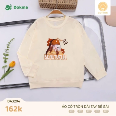 Áo Dài Tay Cotton Bé 21-42kg In Hình Thời Trang - Mã DA3.273/DA2.403/DA3.094/DA3.294 Giá 139k 9