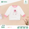 Áo Dài Tay Cotton Bé Gái 9-13kg Nhún Bèo, Hoạ Tiết Dễ Thương - Dokma DA3.132 DA1.717 5