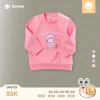 Áo Dài Tay Cotton Bé Gái 9-13kg Nhún Bèo, Hoạ Tiết Dễ Thương - Dokma DA3.132 DA1.717 8