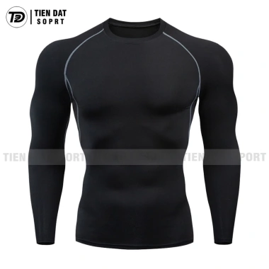 Áo dài tay đen PRO COMBAT giữ nhiệt sinh nhiệt, thoáng khí, khô nhanh, khóa nhiệt - giảm giá 95k, độ bền cao, bảo vệ sức khỏe, phù hợp cho hoạt động ngoài trời 9