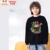 Áo Dài Tay Nỉ Thu Đông Bé Trai - Gái Mừng Giáng Sinh Labulu Noel – Vải Nỉ Da Cá Giữ Nhiệt 160k 9