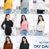 Áo Dài Tay Nữ TOLI LHB07 Chống Nắng Không Nóng Form Suông Mặc Nhà Đi Làm 6