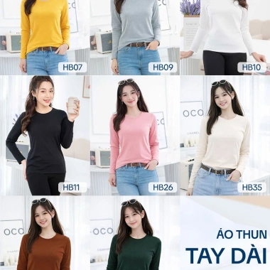 Áo Dài Tay Nữ TOLI LHB07 Chống Nắng Không Nóng Form Suông Mặc Nhà Đi Làm