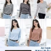 Áo Dài Tay Nữ TOLI LHB07 Chống Nắng Không Nóng Form Suông Mặc Nhà Đi Làm 7