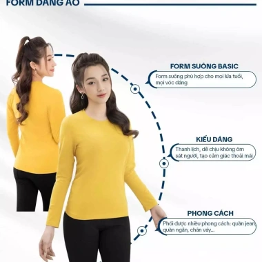 Áo Dài Tay Nữ TOLI LHB07 Chống Nắng Không Nóng Form Suông Mặc Nhà Đi Làm