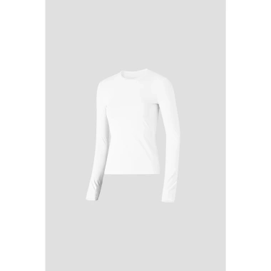 Áo dài tay thể thao nữ thu đông Slim Flex Coolmate Active Trắng M - Giá chỉ 259.000đ 2