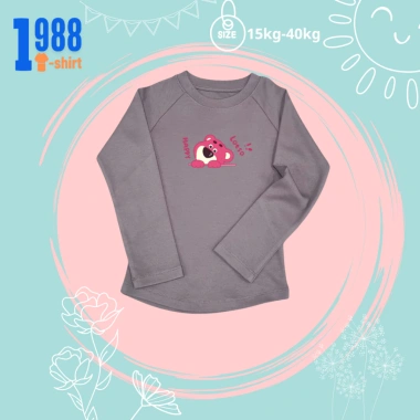 Áo dài tay thu đông giữ nhiệt bé gái Lotso Gấu dâu, chất borip 15‑38kg TED150 94.200₫