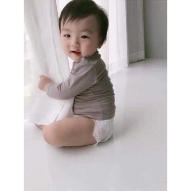 Áo dài tay thun lạnh cao cổ cho bé trai bé gái thu đông giữ nhiệt mềm mịn co dãn giá 29.900đ đồ trẻ em 5