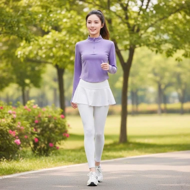 Áo dài tay và quần váy Pickleball nữ Mix thể thao Golf Tennis giá ưu đãi 289k